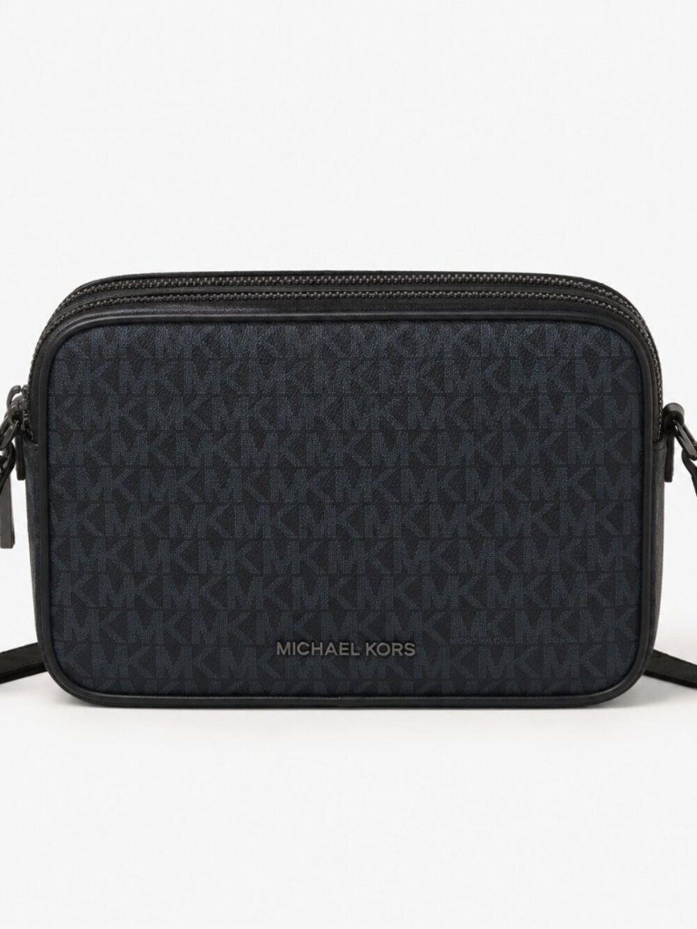 Michael Kors Cooper Admiral Navy Black Camera Crossbody Bag NWT